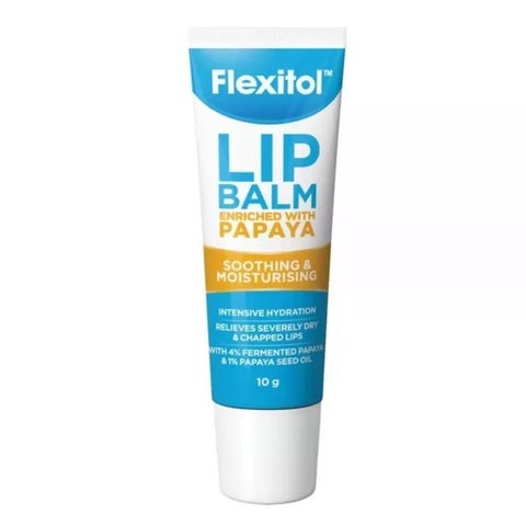Flexitol Papaya Lip Balm For Very Dry Lips 10g