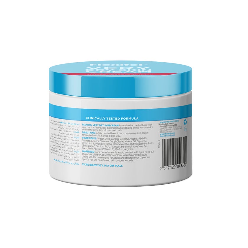 Flexitol Moisturizing Cream For Very Dry Skin 250g