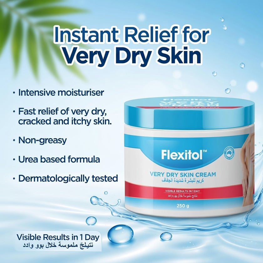 Flexitol Moisturizing Cream For Very Dry Skin 250g