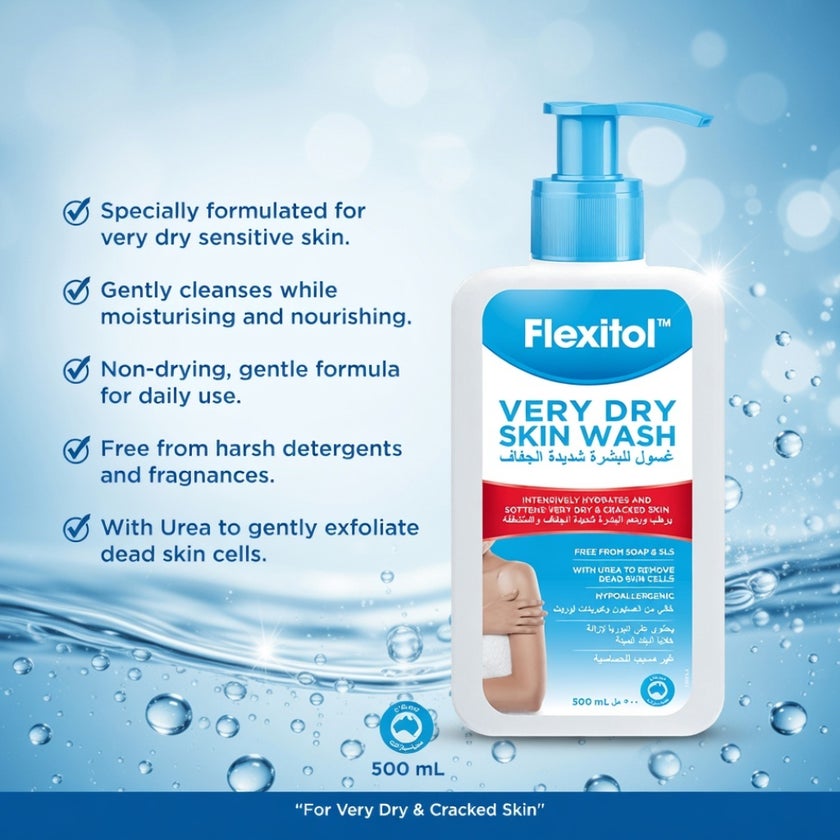 Flexitol Hydrating Body Wash For Very Dry Skin 500ml