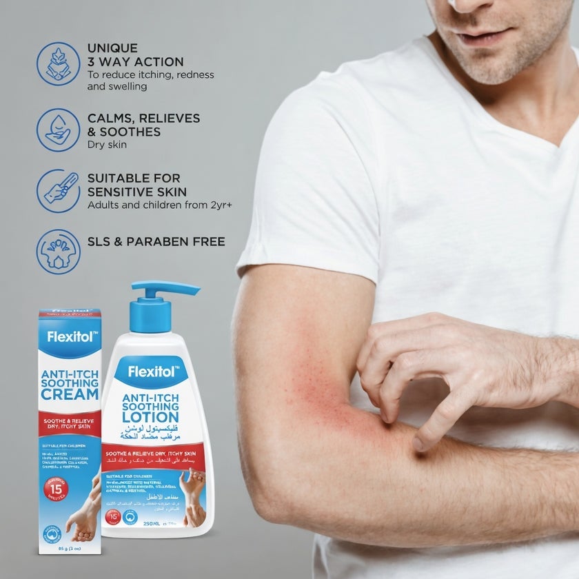 Flexitol Anti-Itch Soothing Body Lotion 250ml