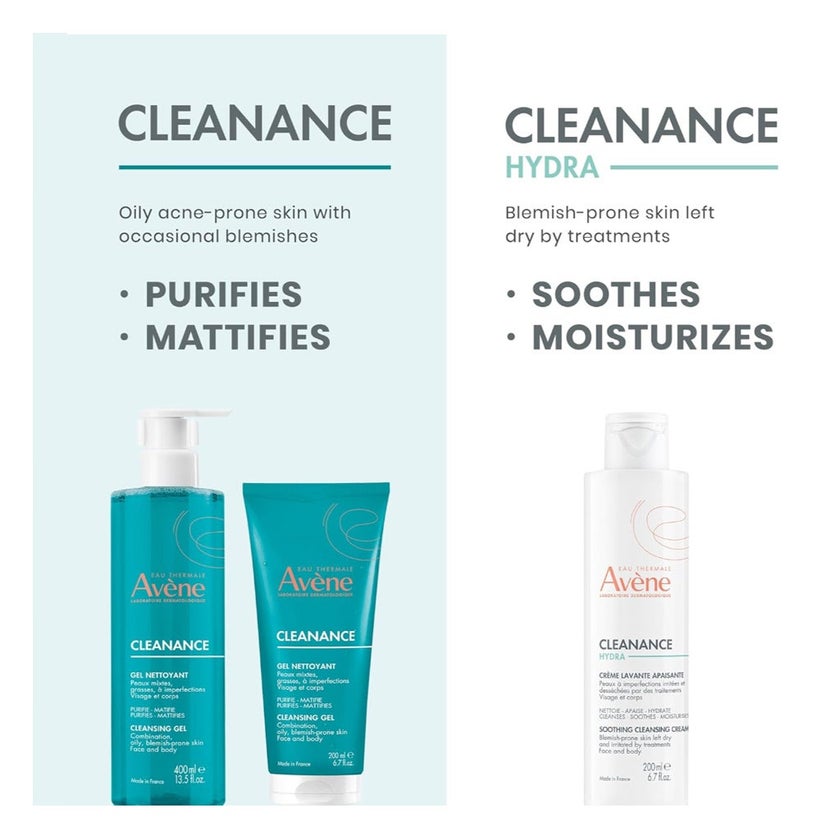 Avene Cleanance Cleansing Gel For Face & Body 400ml