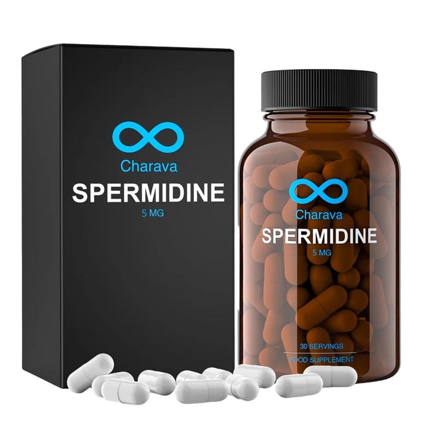 Charava Spermidine 5mg Antiaging Supplement Capsules, Pack of 30's