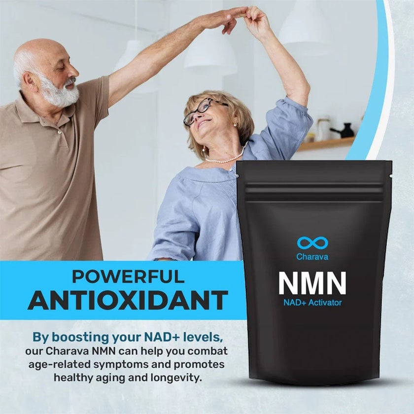 Charava NMN Antiaging Supplement NAD+ Activator Powder 15g - 30 Servings 