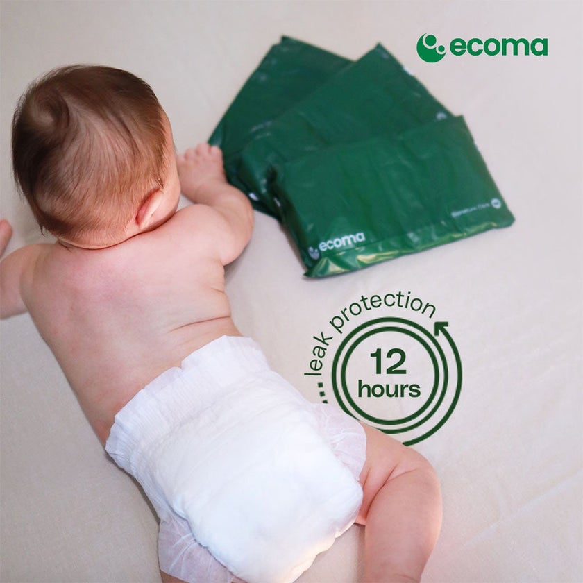 Ecoma Signature Care Baby Diapers, Medium Size, 6-11 Kg, Pack of 28's