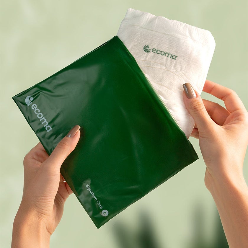 Ecoma Signature Care Baby Diapers, Large Size, 10-15 Kg, Pack of 26's