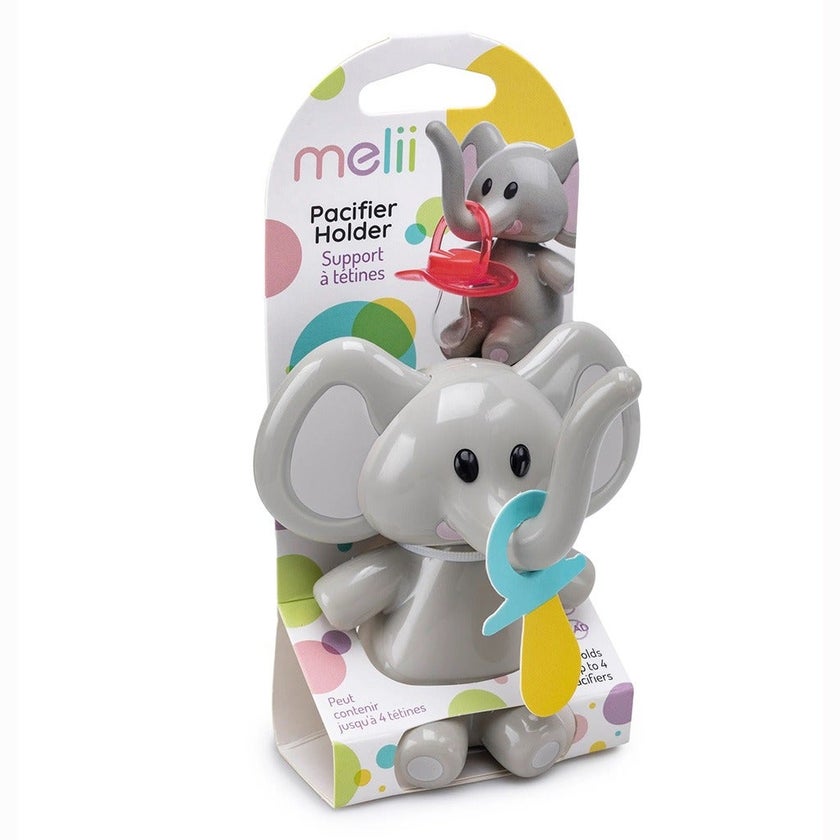 Melii Baby Pacifier Holder - Elephant