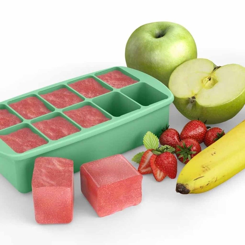 Melii Silicone Baby Food Freezer Tray - Pink Color, 60ml