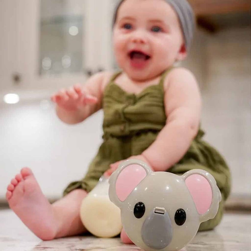 Melii Baby Milk Formula Dispenser 237ml - Koala Grey 