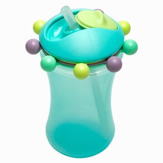 Melii Abacus Baby Feeding Sippy Cup With Straw From 12+ Months - Turquoise Color 340ml