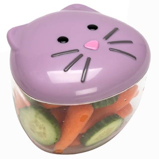 Melii Kids Snack Container - Purple Cat 232ml