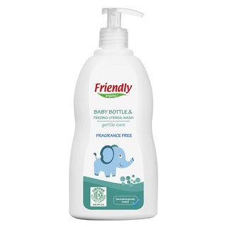 Friendly Organic Fragrance Free Baby Bottle & Feeding Utensil Wash 500ml