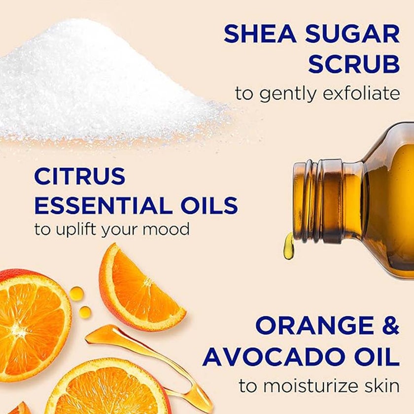 Dr Teal’s Shea Sugar Citrus Body Scrub With Shea Butter & Essential Oils 538g