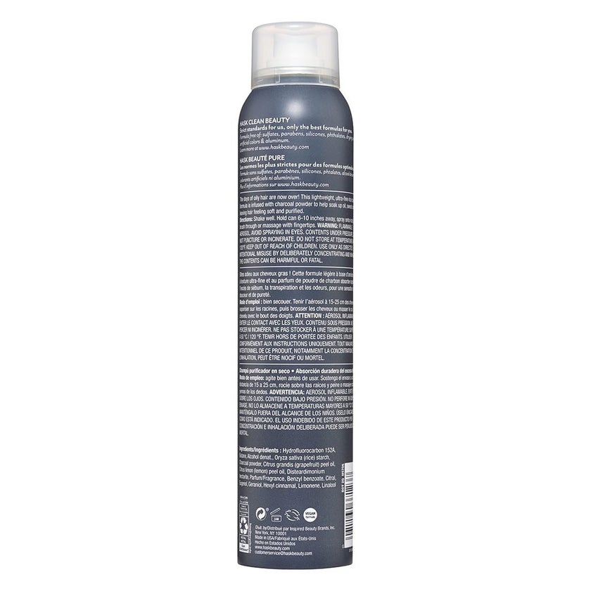 Hask Charcoal With Citrus Purifying Dry Shampoo For Oily Hair 122g