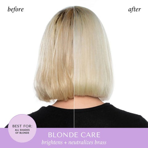 Hask Blonde Care Purple Toning Hair Shampoo For All Shades of Blonde 355ml