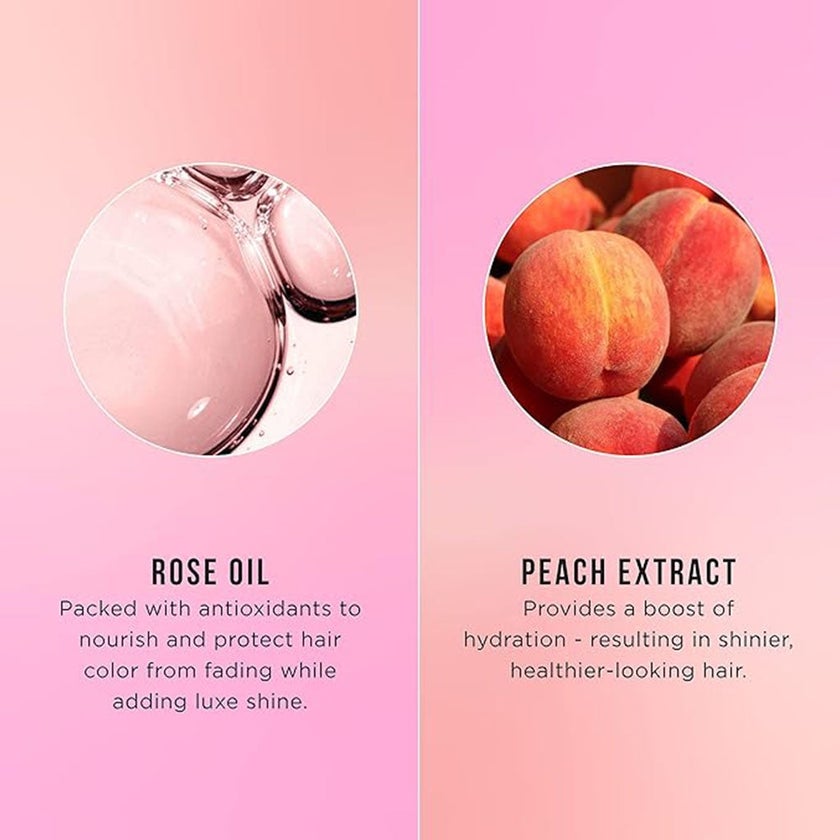 Hask Color Care Hair Shampoo With Rose Oil & Peach 355ml