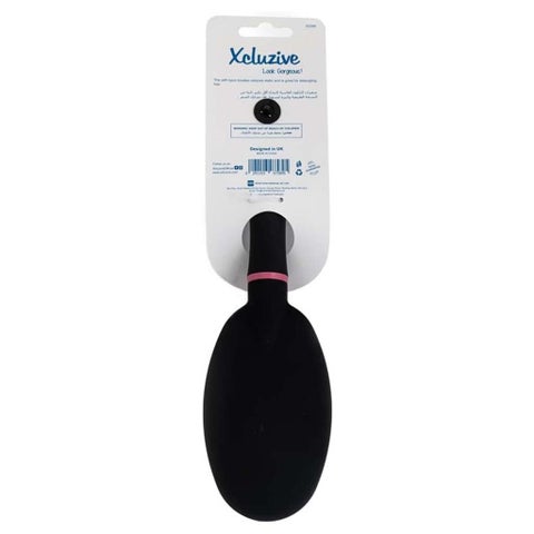 Xcluzive Oval Shape Cushion Hair Brush - Black/Pink Color