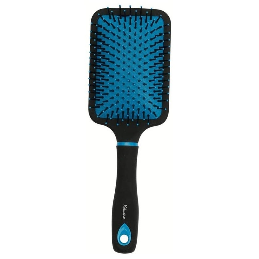 Xcluzive Paddle Hair Brush - Black/Blue