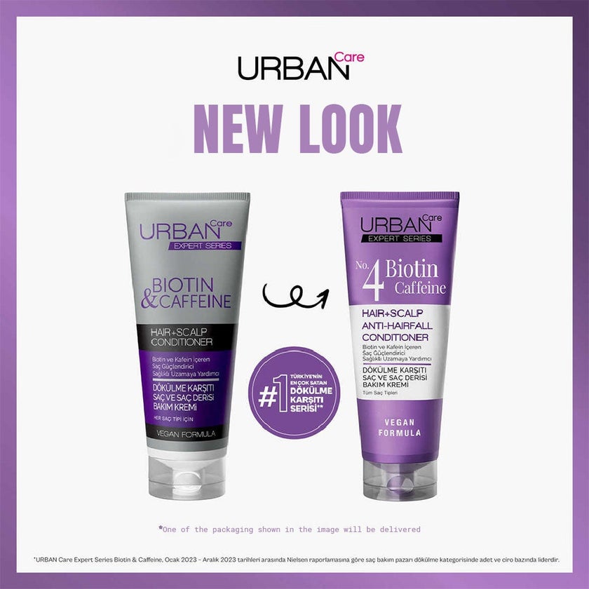 Urban Care Expert Series No 4 Biotin & Caffeine Hair & Scalp Anti Hair Fall Conditioner 200ml