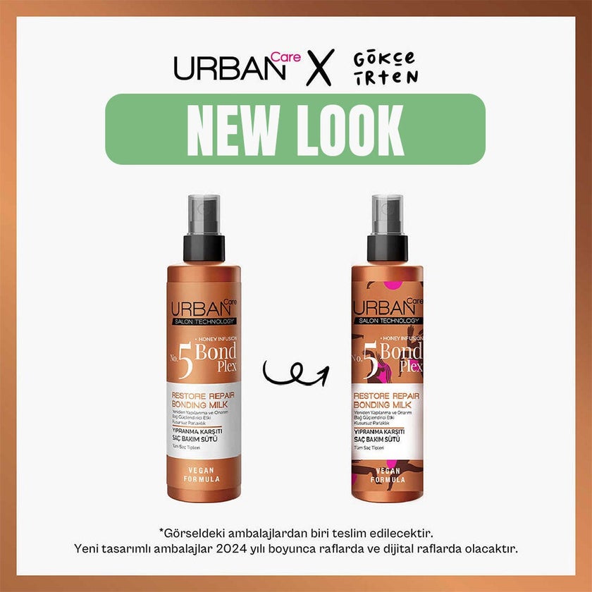 Urban Care Honey Infusion No 5 Bond Plex Restore Repair Bonding Milk Hair Spray 200ml