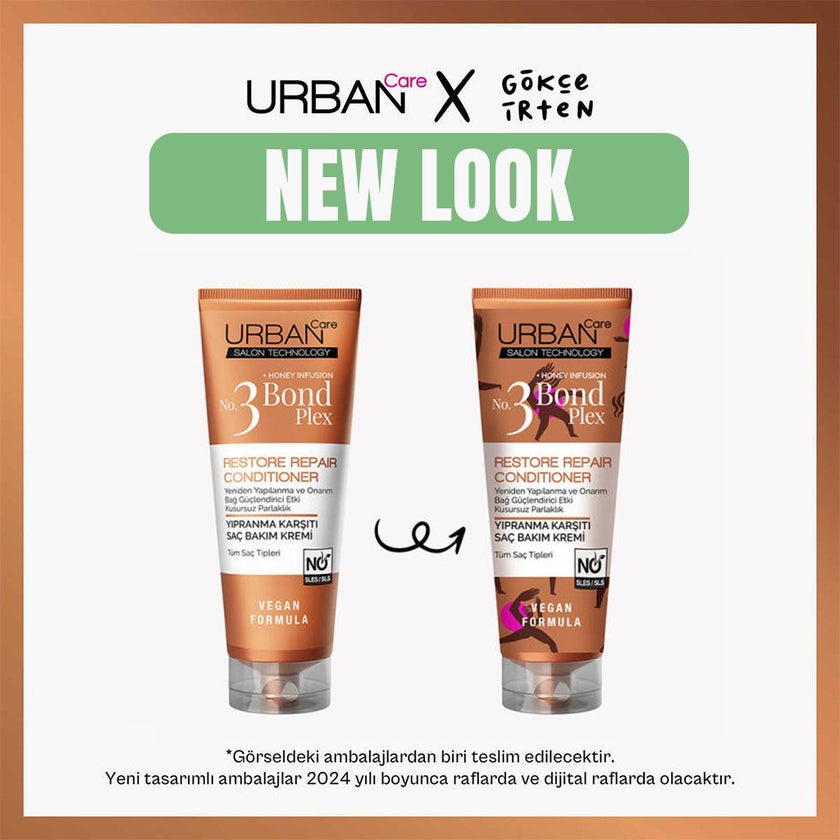 Urban Care Honey Infusion No 3 Bond Plex Restore Repair Hair Conditioner 250ml