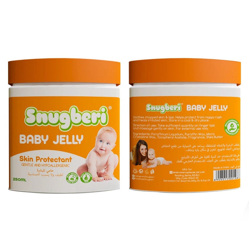 Snugberi Skin Protectant Baby Jelly For Dry & Chapped Skin 250ml