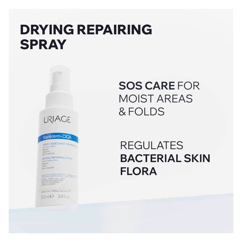 Uriage Bariederm-CICA Dry Repairing Spray, Dry & Irritated Skin- 100ml