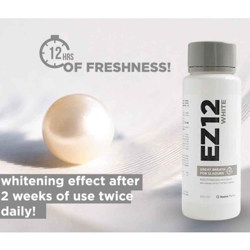 Avalon Ez12 White Mouthwash For Pleasant Breath 250ml