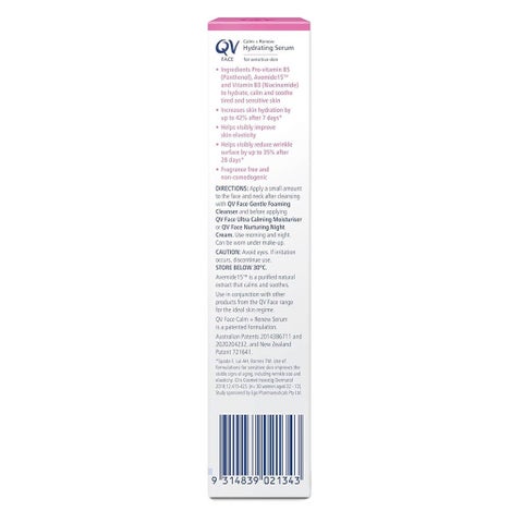 Ego QV Calm + Renew Hydrating Face Serum For Sensitive Skin 30g