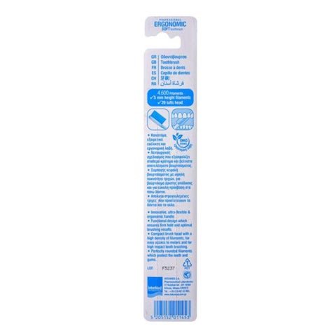 Intermed Ergonomic Soft Toothbrush - Red
