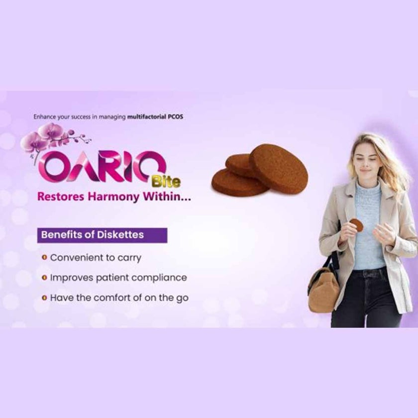 Siddhayu Oario Bite Women’s Supplement Diskettes, Pack of 60’s