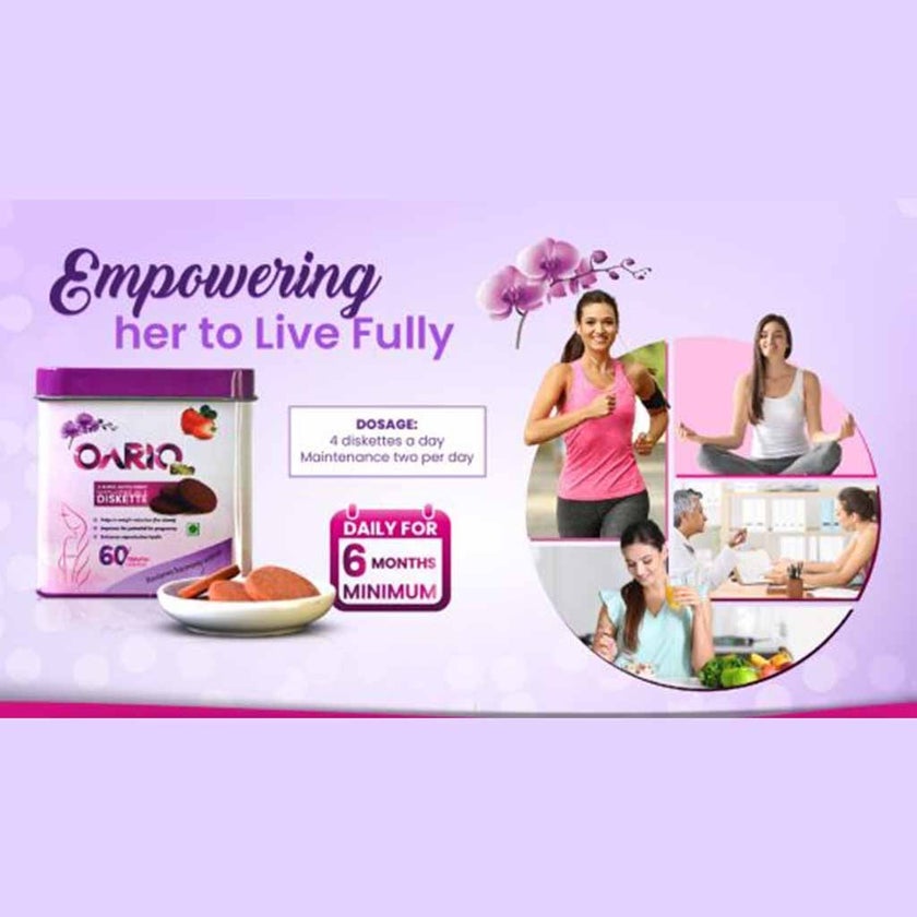 Siddhayu Oario Bite Women’s Supplement Diskettes, Pack of 60’s