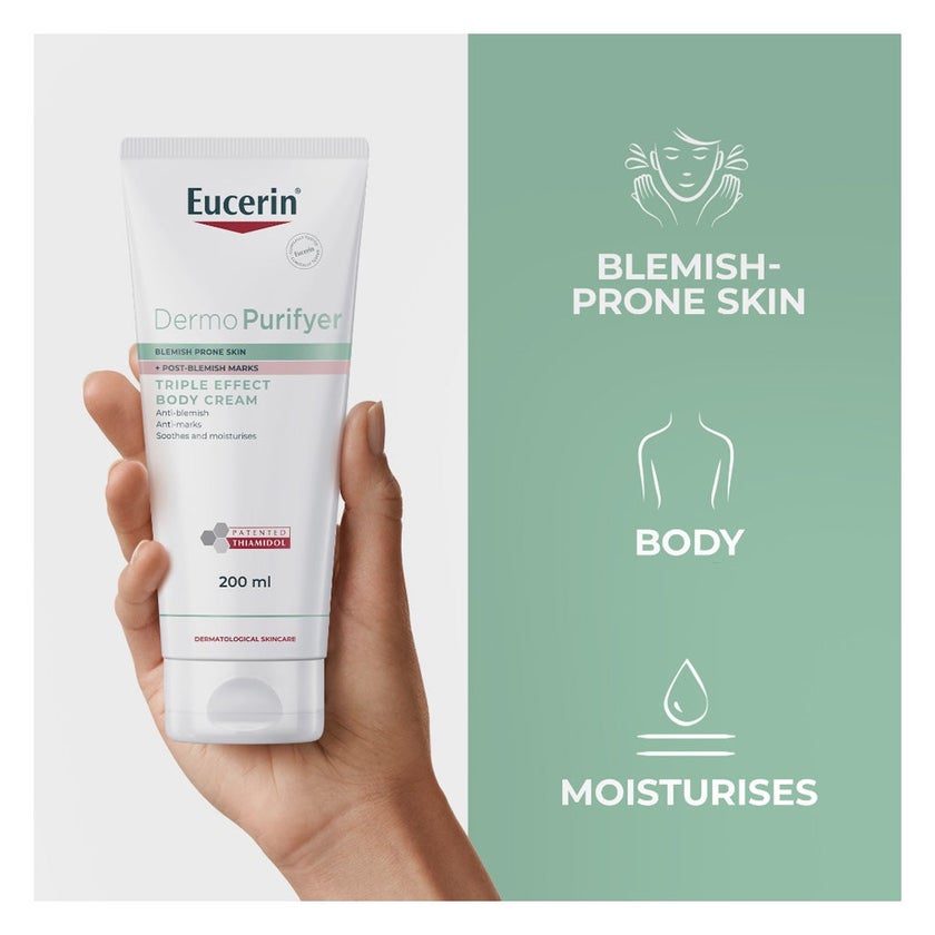 Eucerin DermoPurifyer Triple Effect Body Cream 200ml