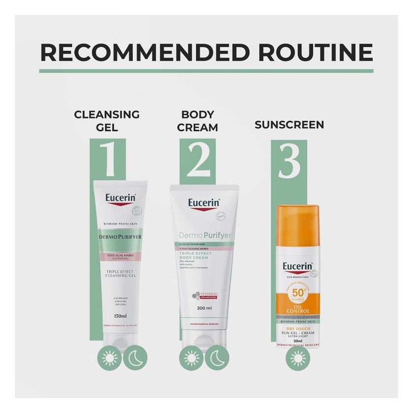 Eucerin DermoPurifyer Triple Effect Body Cream 200ml