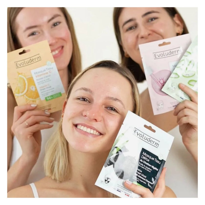 Evoluderm Vitamin C Radiance Booster Face Sheet Mask