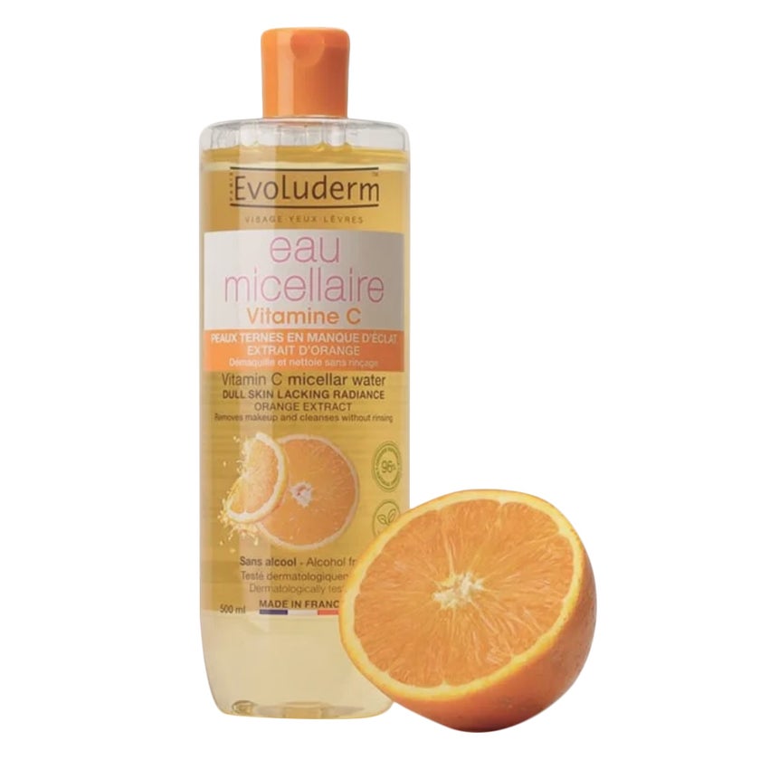 Evoluderm Vitamin C Micellar Water For Dull Skin 500ml