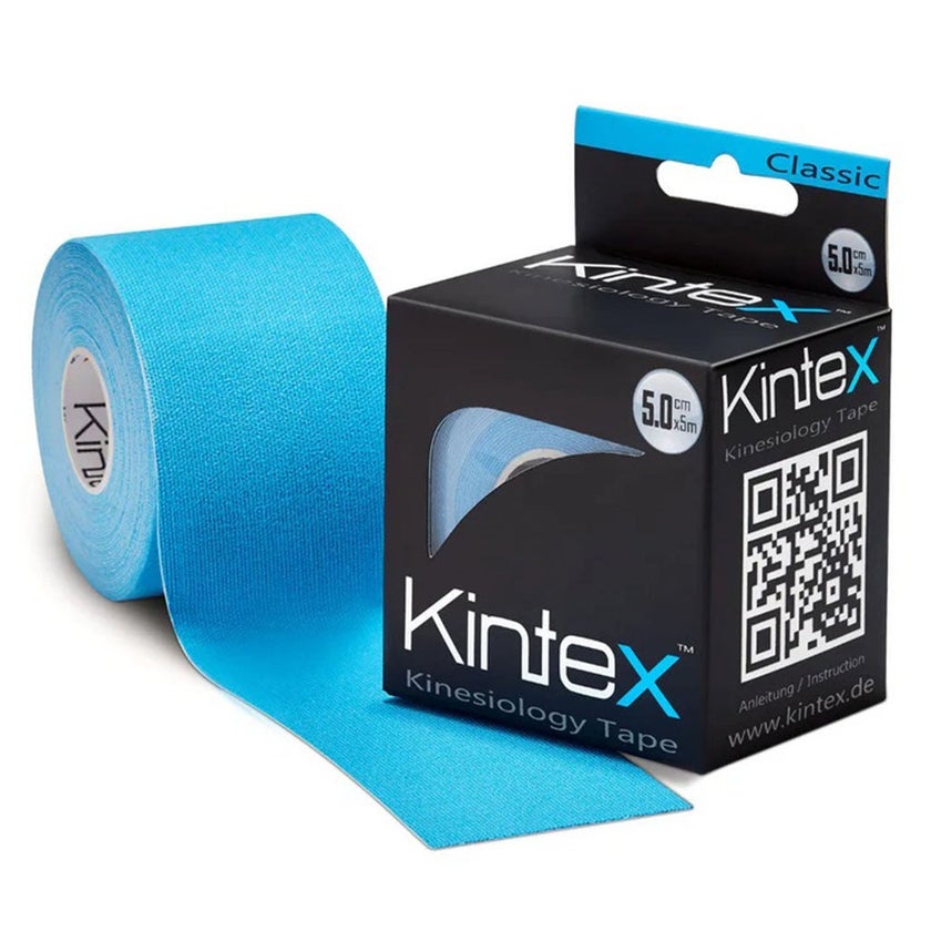 Kintex Kinesiology Classic Tape For Pain Relief - Blue Color, Size - 5 x 500cm