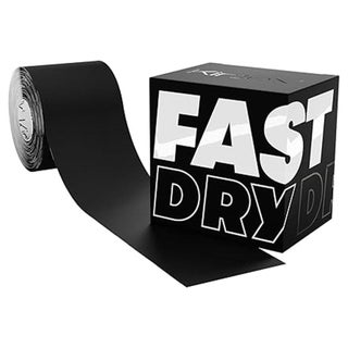 Kintex Kinesiology Fast Dry Tape For Pain Relief - Black Color, Size - 5 x 500cm