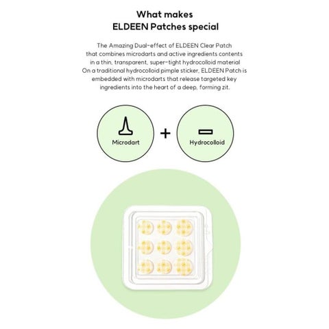 Eldeen Good Bye Blemishes Microdart Project Clear Patch, Pack of 9’s