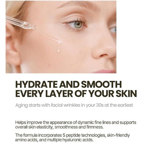 Dejuvent Peptides Hydration Full Face Serum For All Skin Types 30ml