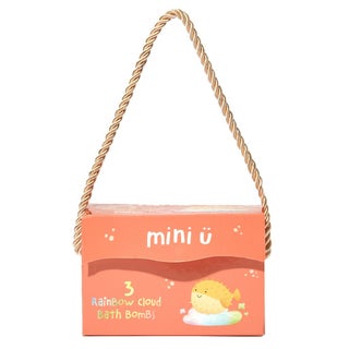Mini U Rainbow Cloud Baby Bath Bombs 130g, Pack of 3's
