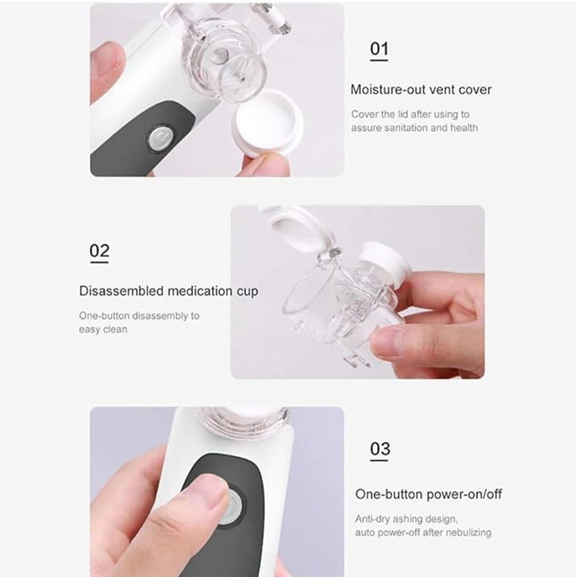 Novamed Ultrasonic Mesh Nebulizer N-12 For Respiratory Care 