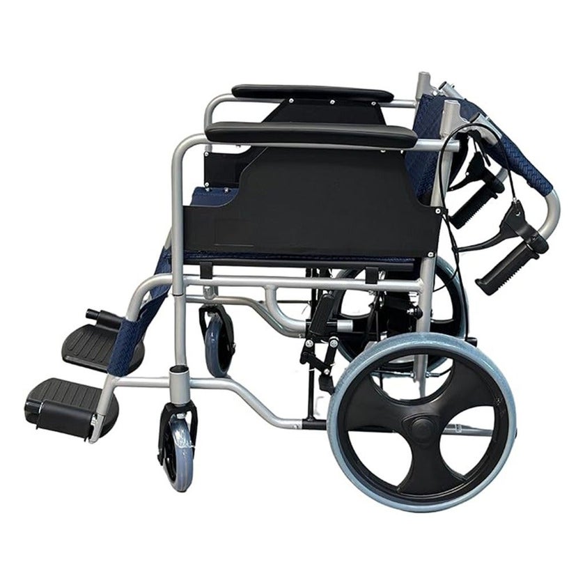Novamed Lightweight Transport Wheelchair 832LABJ - Blue Color