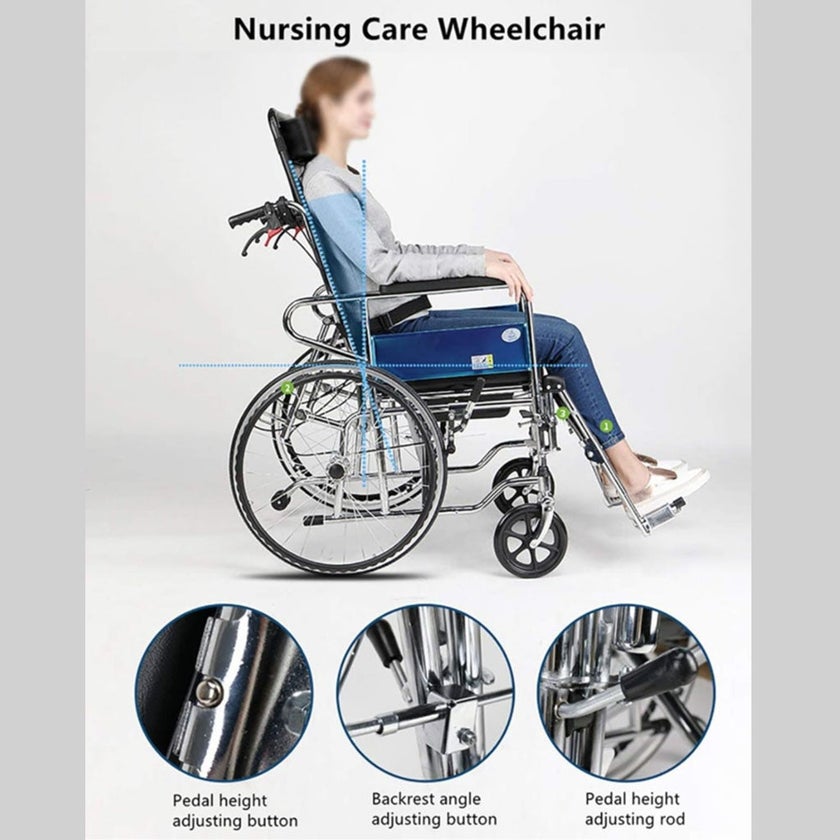 Novamed Light Weight Reclining Wheelchair 954GC