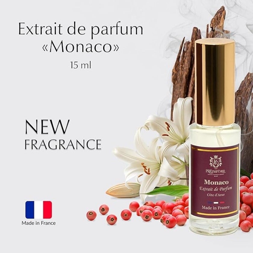 Preparfumer Monaco Perfume - Woody Spicy Luxury Fragrance 15ml