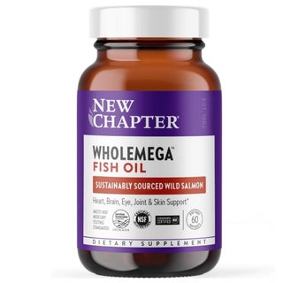 New Chapter Wholemega 1000mg Fish Oil Softgels, Pack of 60's