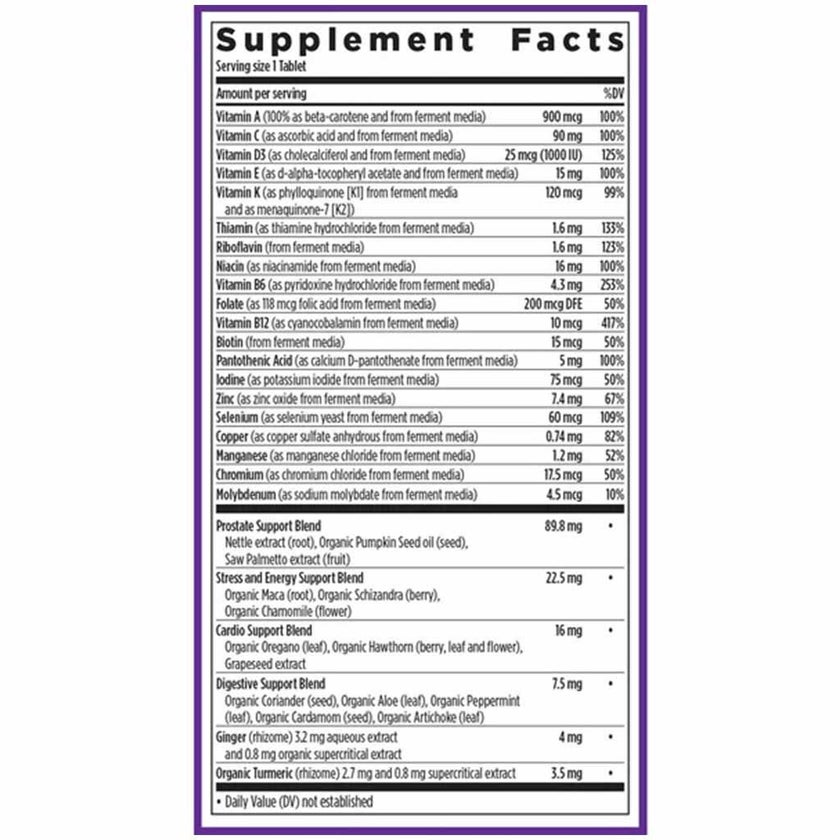 New Chapter Every Man's One Daily 40+ Multivitamin Tablets, Pack of 72's