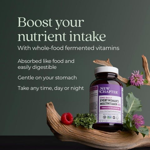New Chapter Every Woman's One Daily 40+ Multivitamin Tablets, Pack of 72's