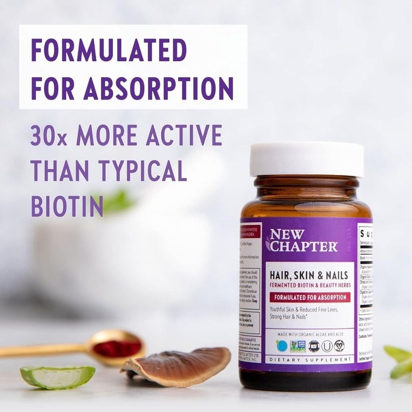 New Chapter Hair, Skin & Nails Supplement Capsules, Pack of 60's