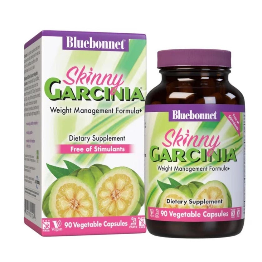 Bluebonnet Skinny Garcinia Weight Management Supplement Capsules, Pack of 90's